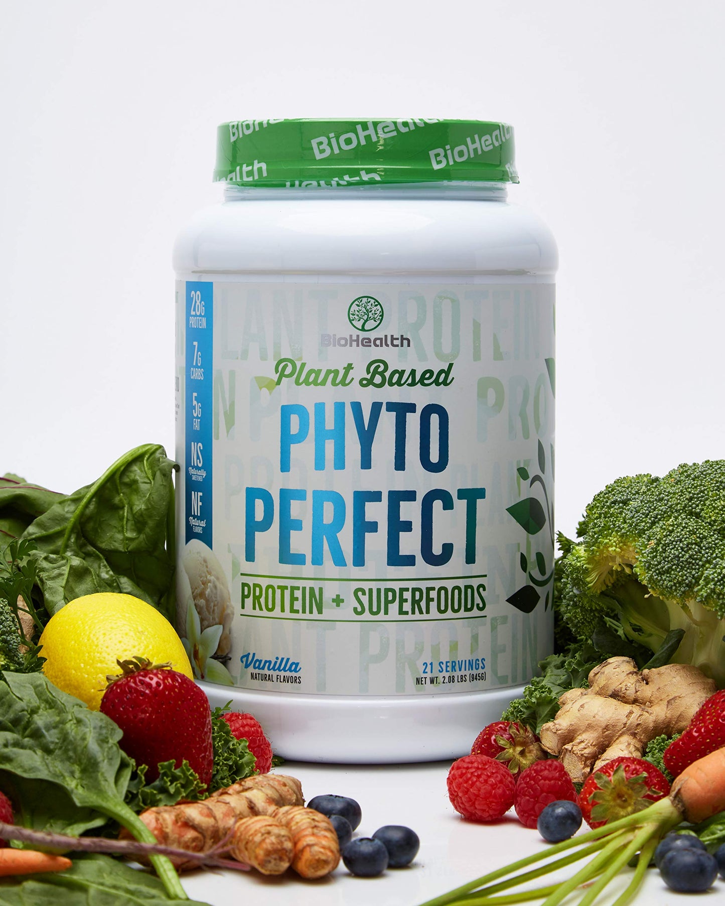 BioHealth Nutrition Phyto Perfect Chocolate Protein Powder, 2 lb, 32 Servings
