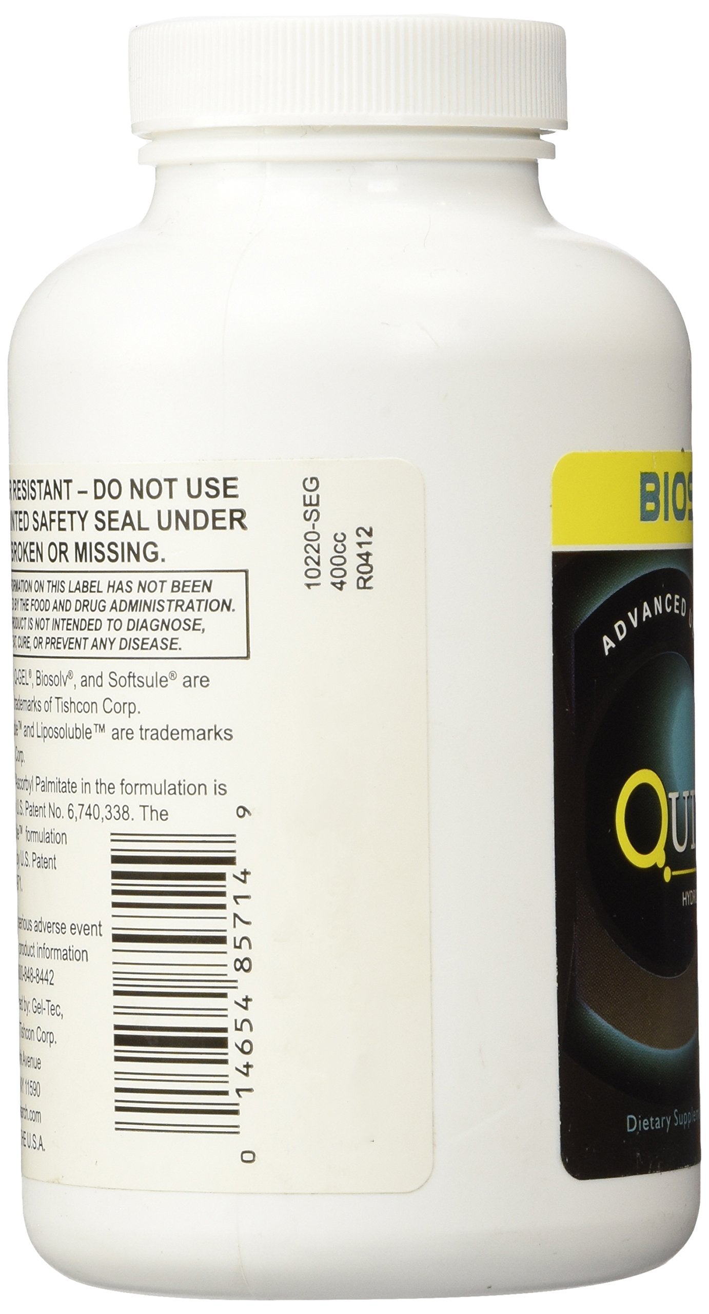 Quinogel Ubiquinol CoQ10 100 mg Softgels, 180 Softgels