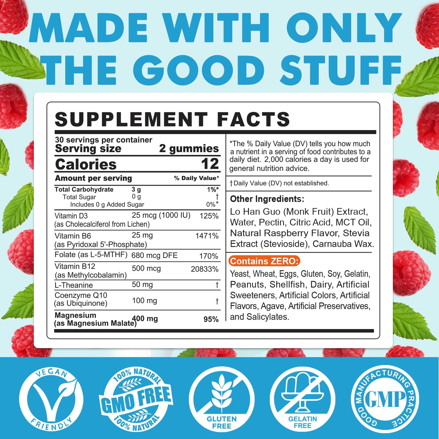 Nextdia Berberine & Magnesium Malate Gummies with CoQ10, 240 Count