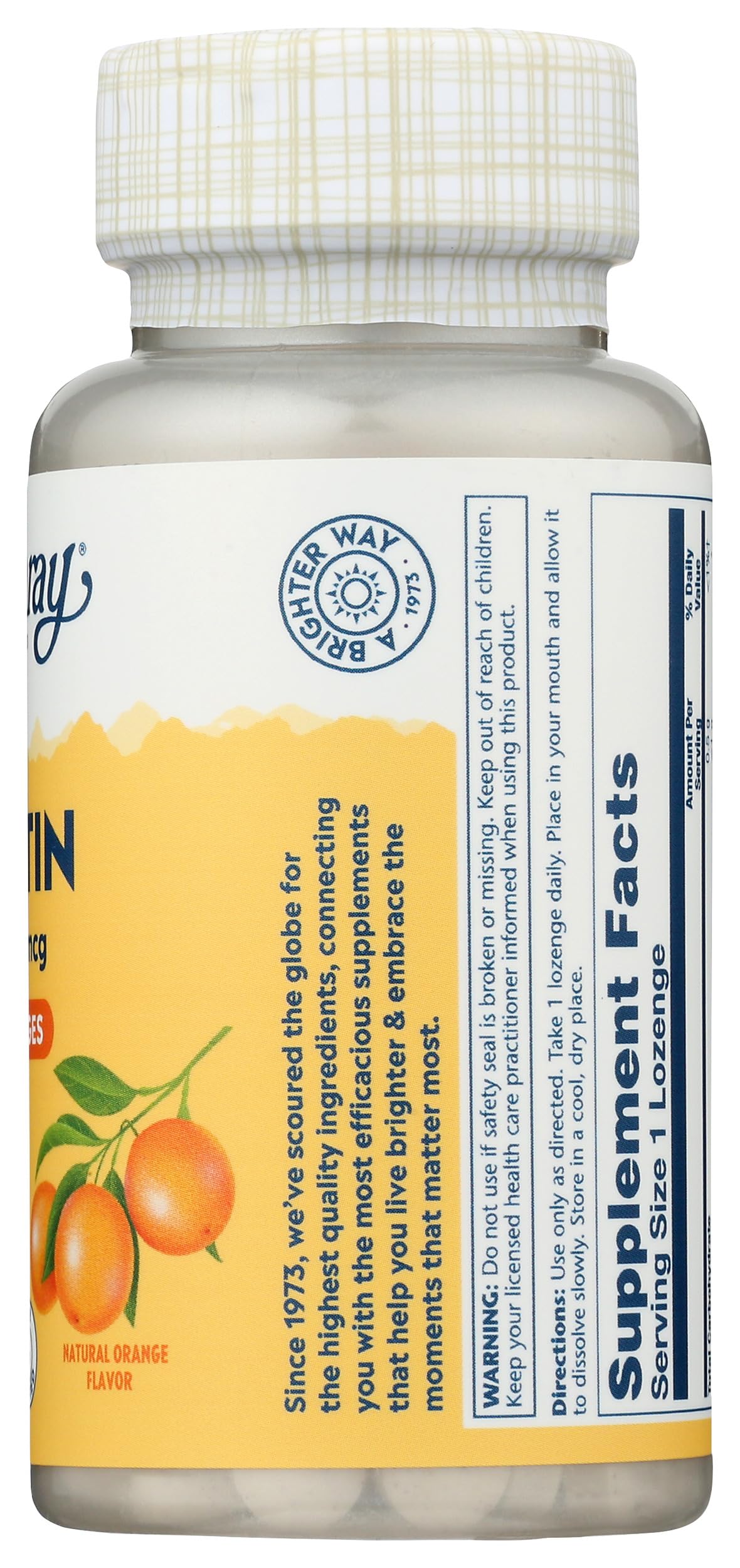 Solaray Biotin 1000 mcg Lozenges, 100 Count
