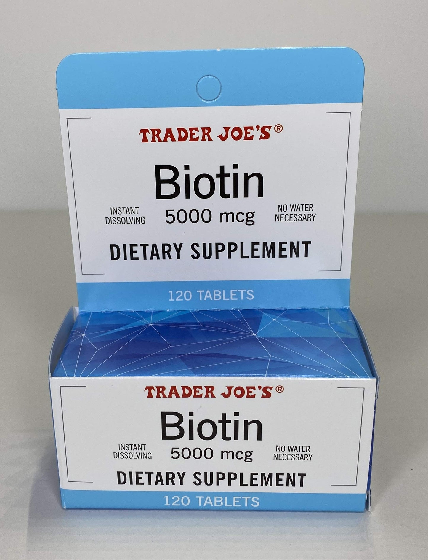 Trader Joe's Biotin 5000 mcg Tablet, 120 Count