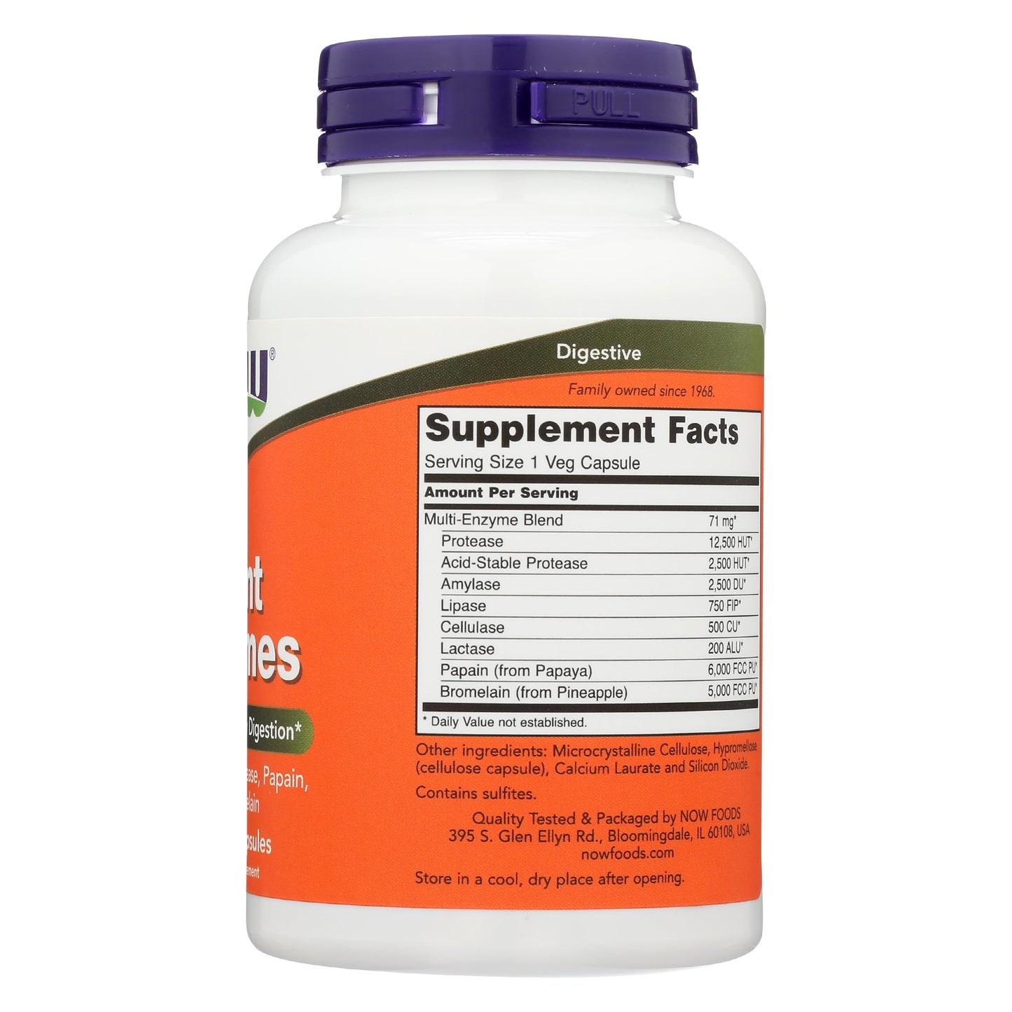NOW Foods Plant Enzymes Capsules, 120 Capsules