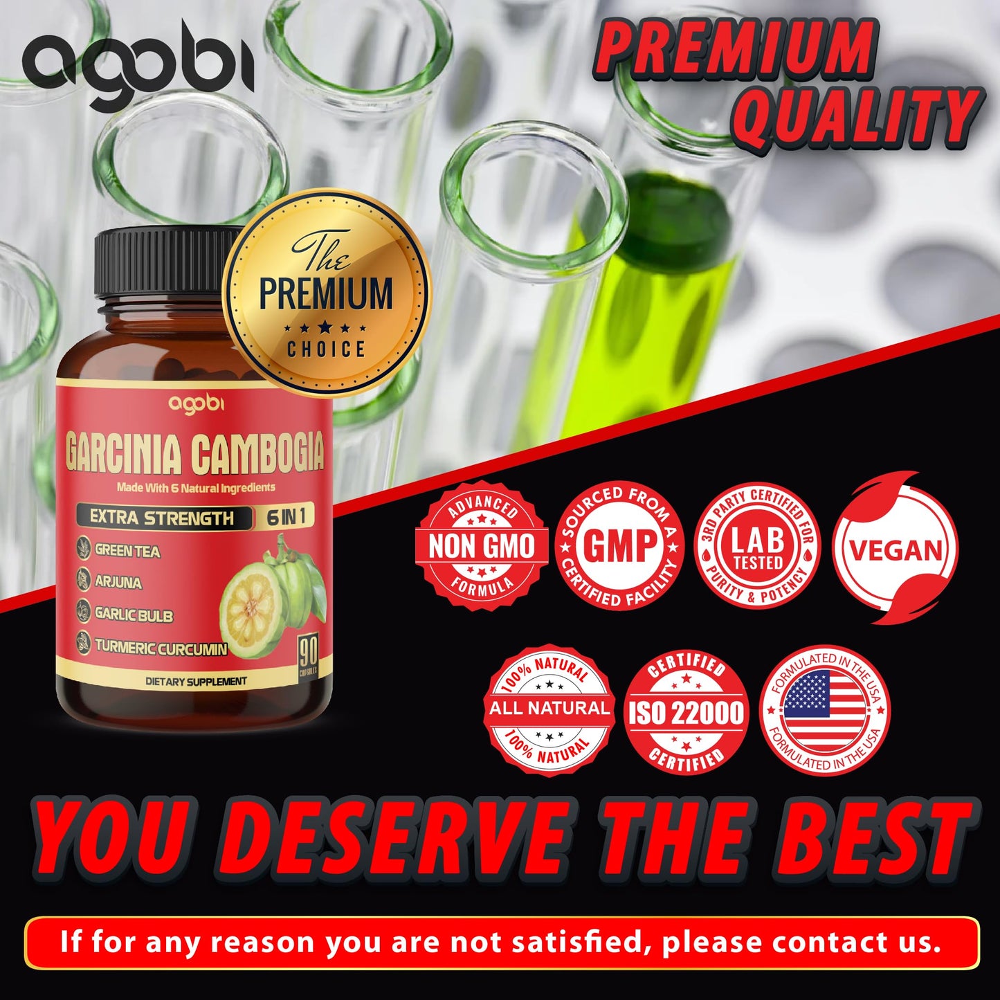 agobi Garcinia Cambogia Capsules 90 Count