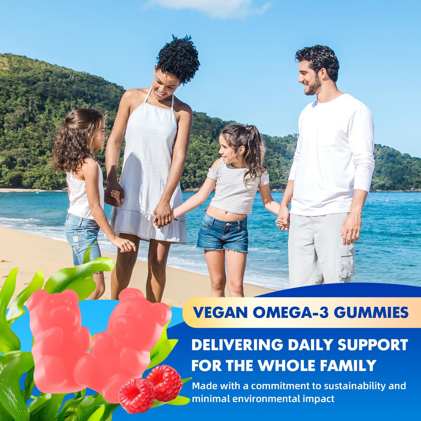 Saajoor Vegan Omega-3 Gummies 2 Pack