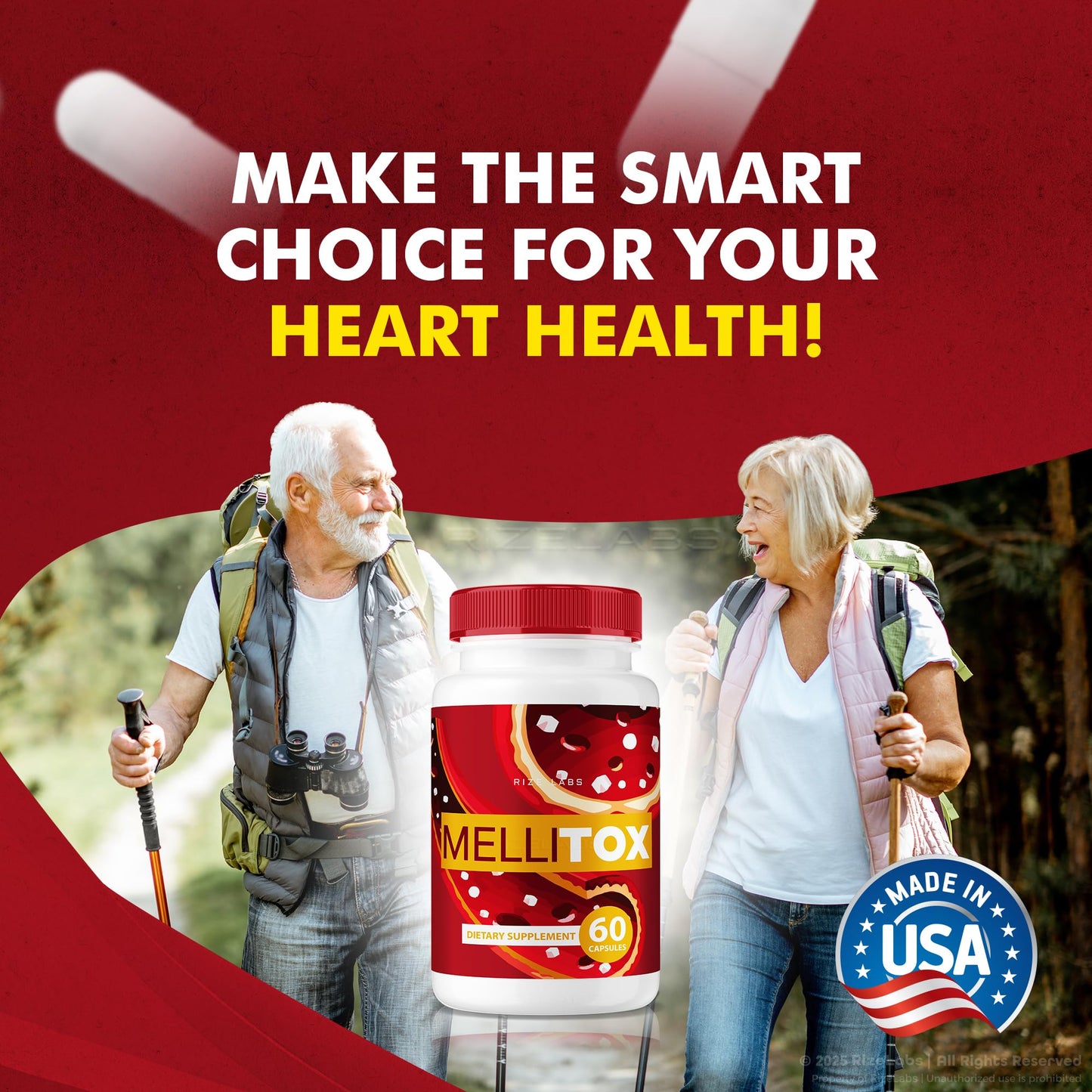 Rize Labs MelliTox Capsules, 120 Capsules