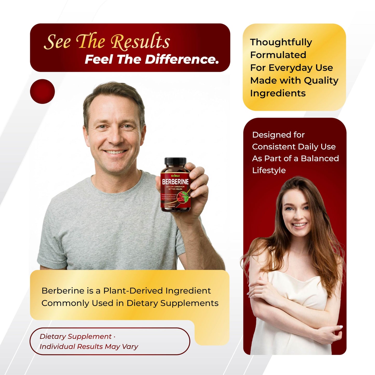 GriMed Berberine 150 Capsules