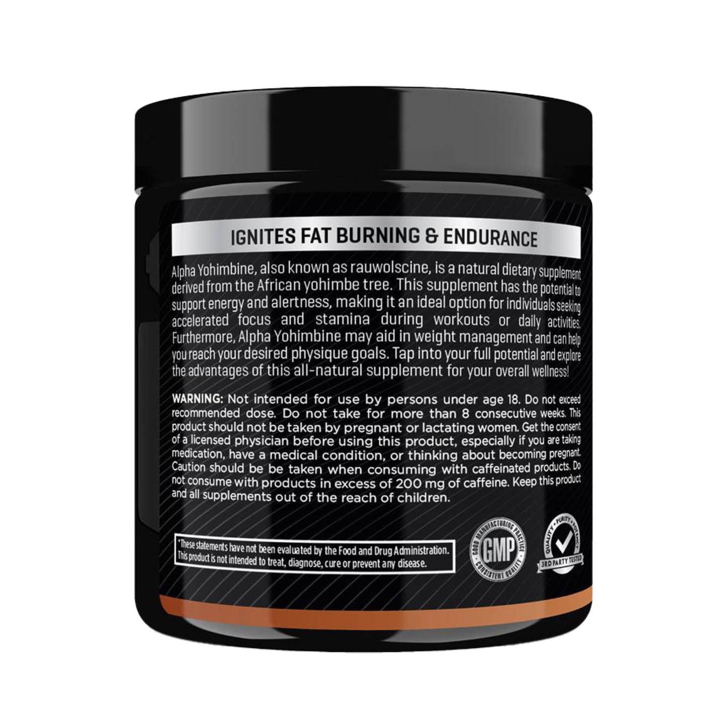RAW Synergies Alpha Yohimbine Fitness Capsules, 60 Capsules