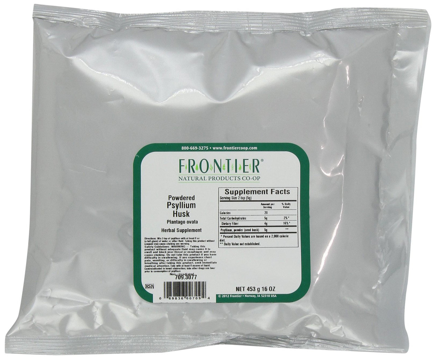 Frontier Co-op Psyllium Husk Powder, 32 oz