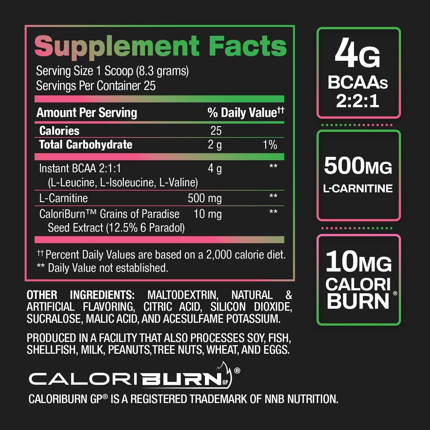 BPI Sports Best BCAA Shredded Powder Watermelon ICE, 9.7 Ounce