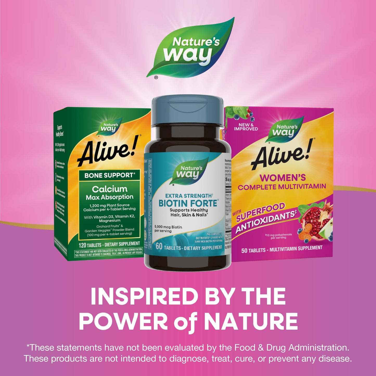 Nature's Way Biotin Forte Extra Strength 5000 mcg per Serving, 60 Tablets