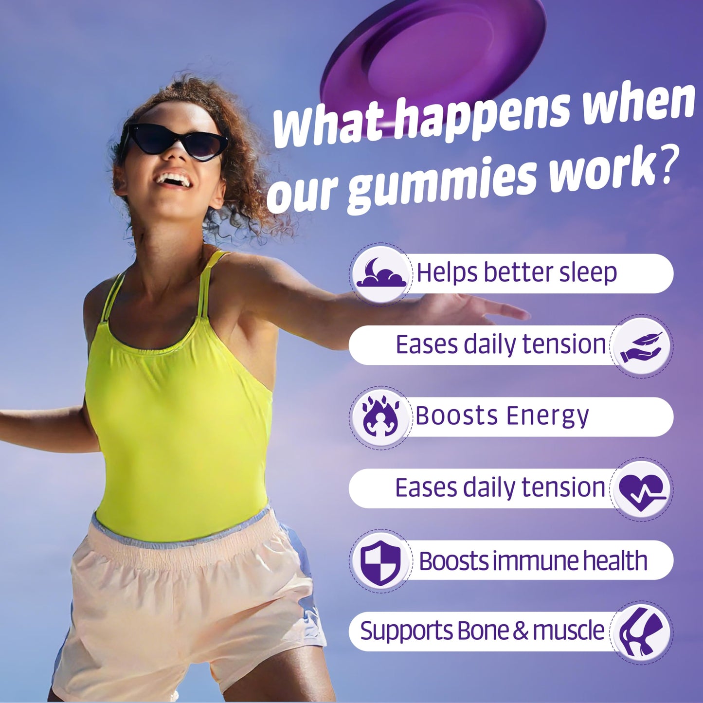 SUGAWITA Magnesium Complex for Women 60 Gummies