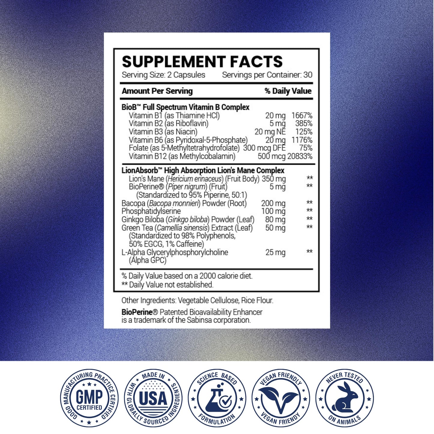 Research Verified Memory Booster Capsule 60 Count