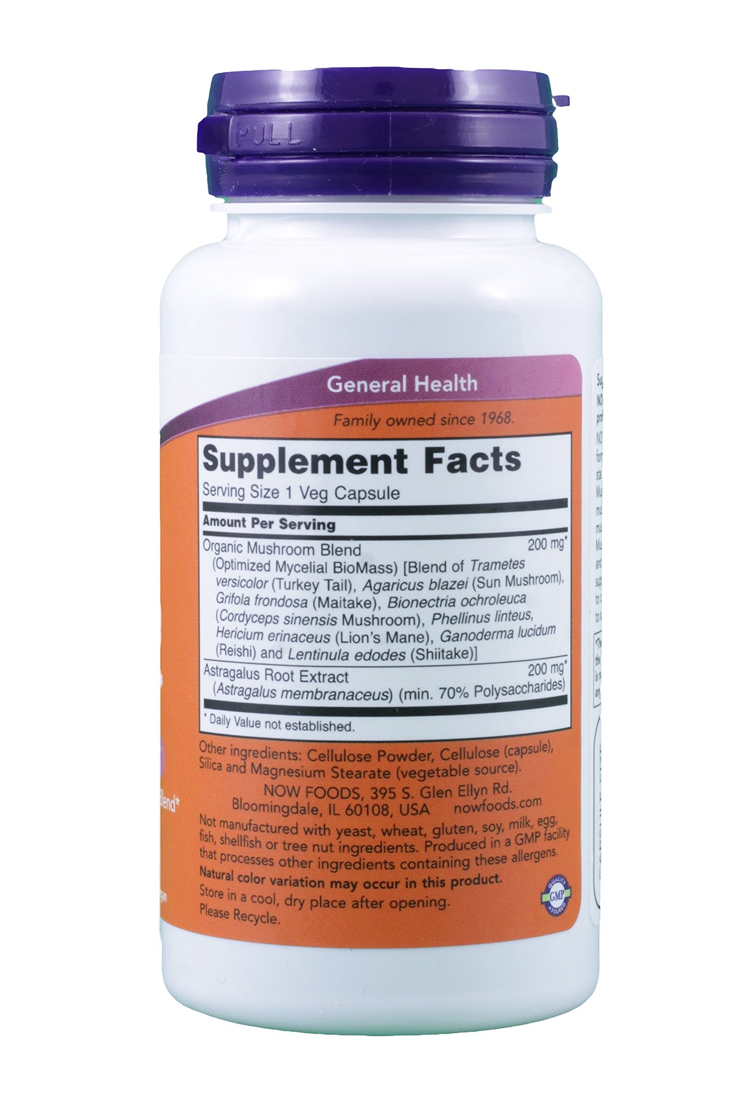 NOW Foods Mushroom Immune Renew Capsules 180 Count