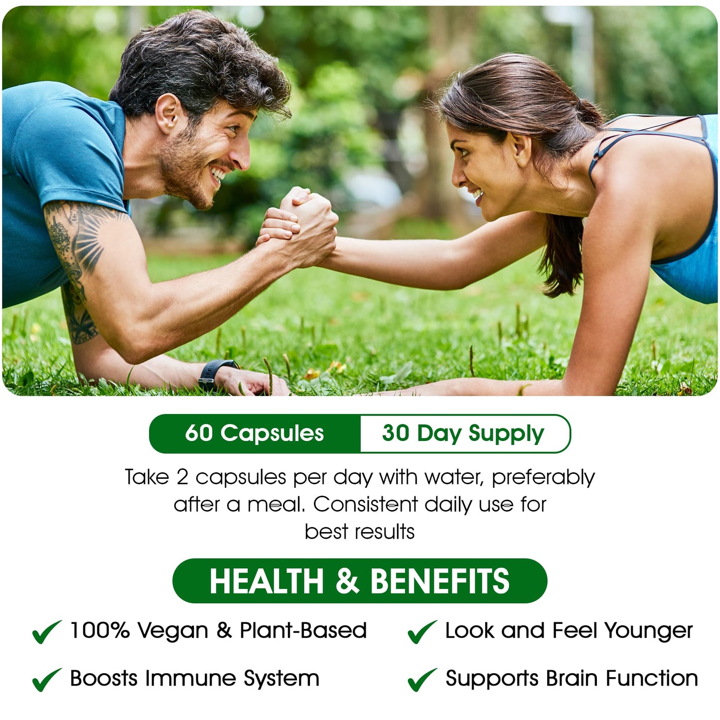 Natures Foods Sea Moss Capsules 60 Capsules