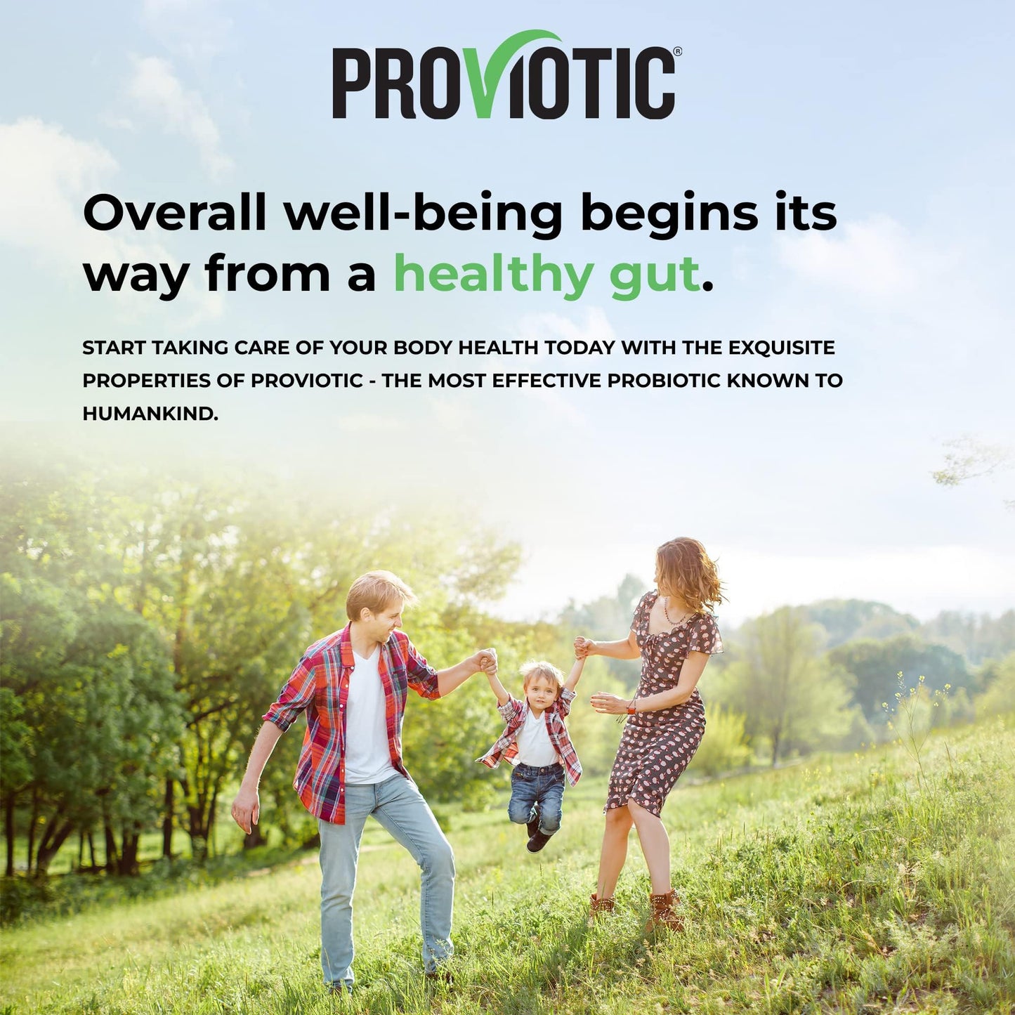 PROVIOTIC Vegan Probiotic Supplement Capsules 30 Count