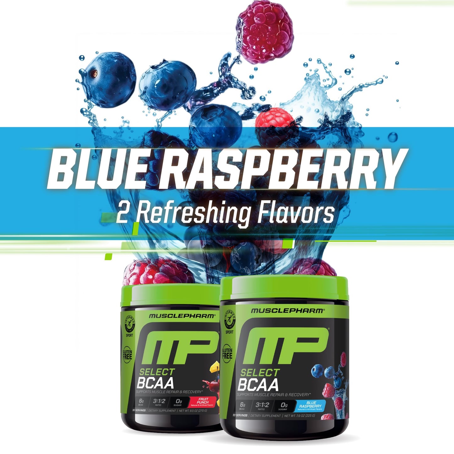 Muscle Pharm Essentials BCAA Powder, 7.9 Ounce
