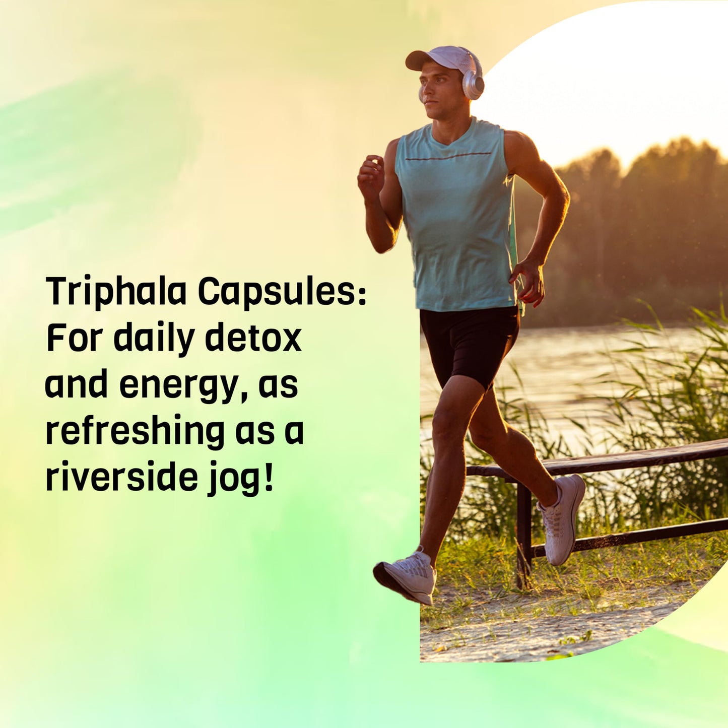 PADMURA Organic Triphala Powder Capsules 1000mg, 120 Veg Capsules