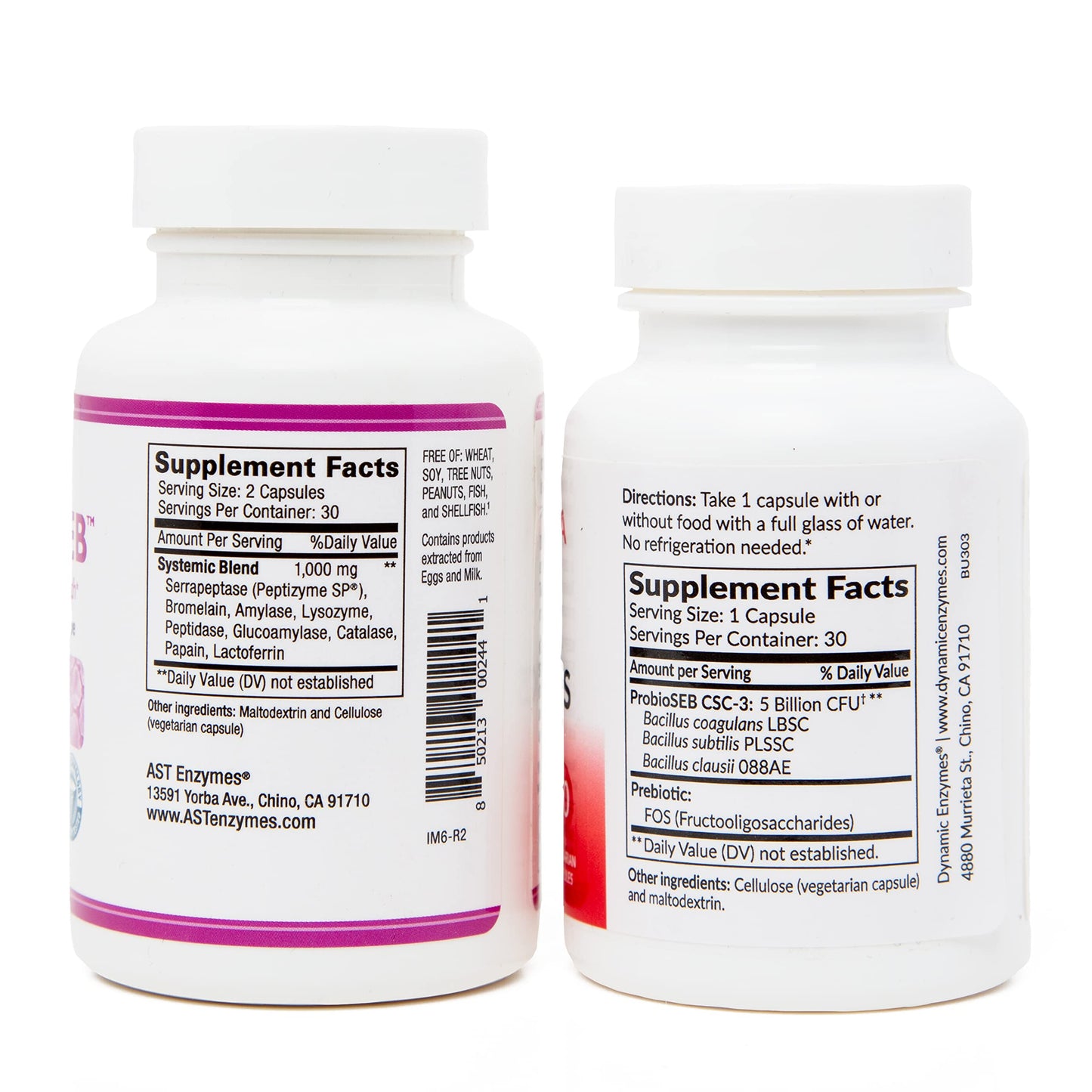 AST Enzymes ImmunoSEB & Biome Ultra Capsule, 1 Count