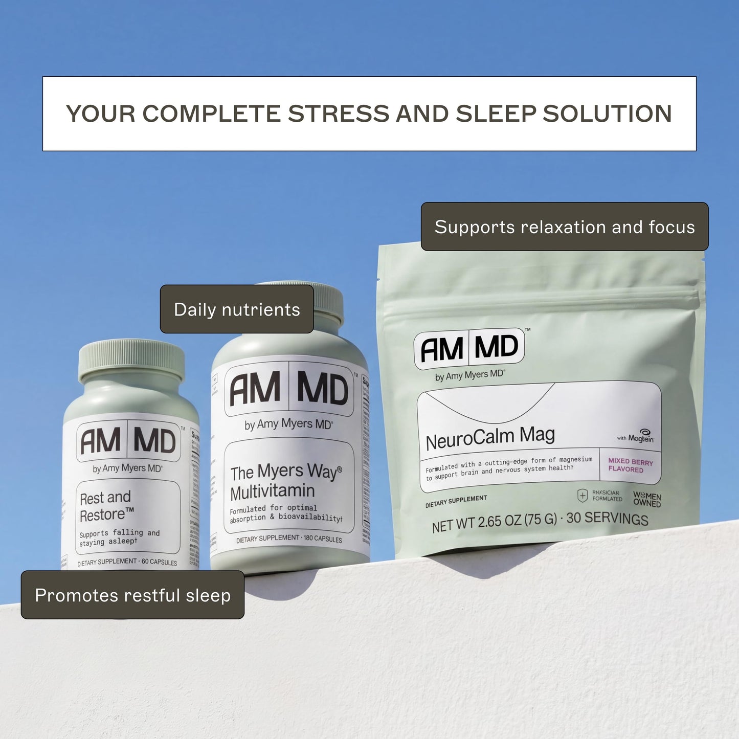 Amy Myers MD Rest and Restore Capsule 60 Count