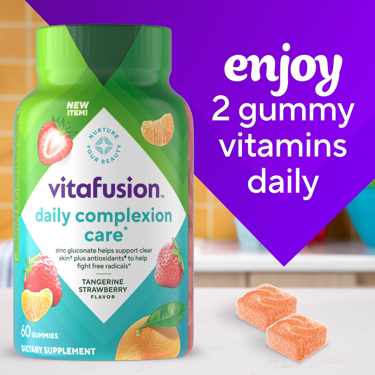 Vitafusion Daily Complexion Care Gummy 1 Count