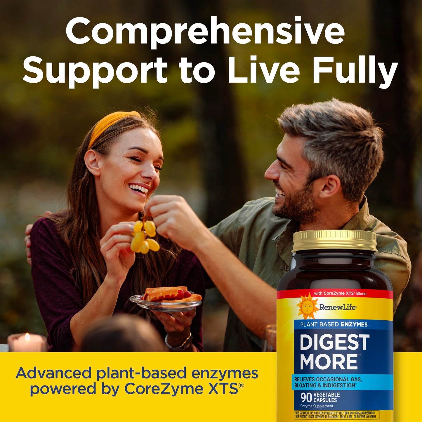 Renew Life DigestMore Digestive Enzymes Capsule 90 Count