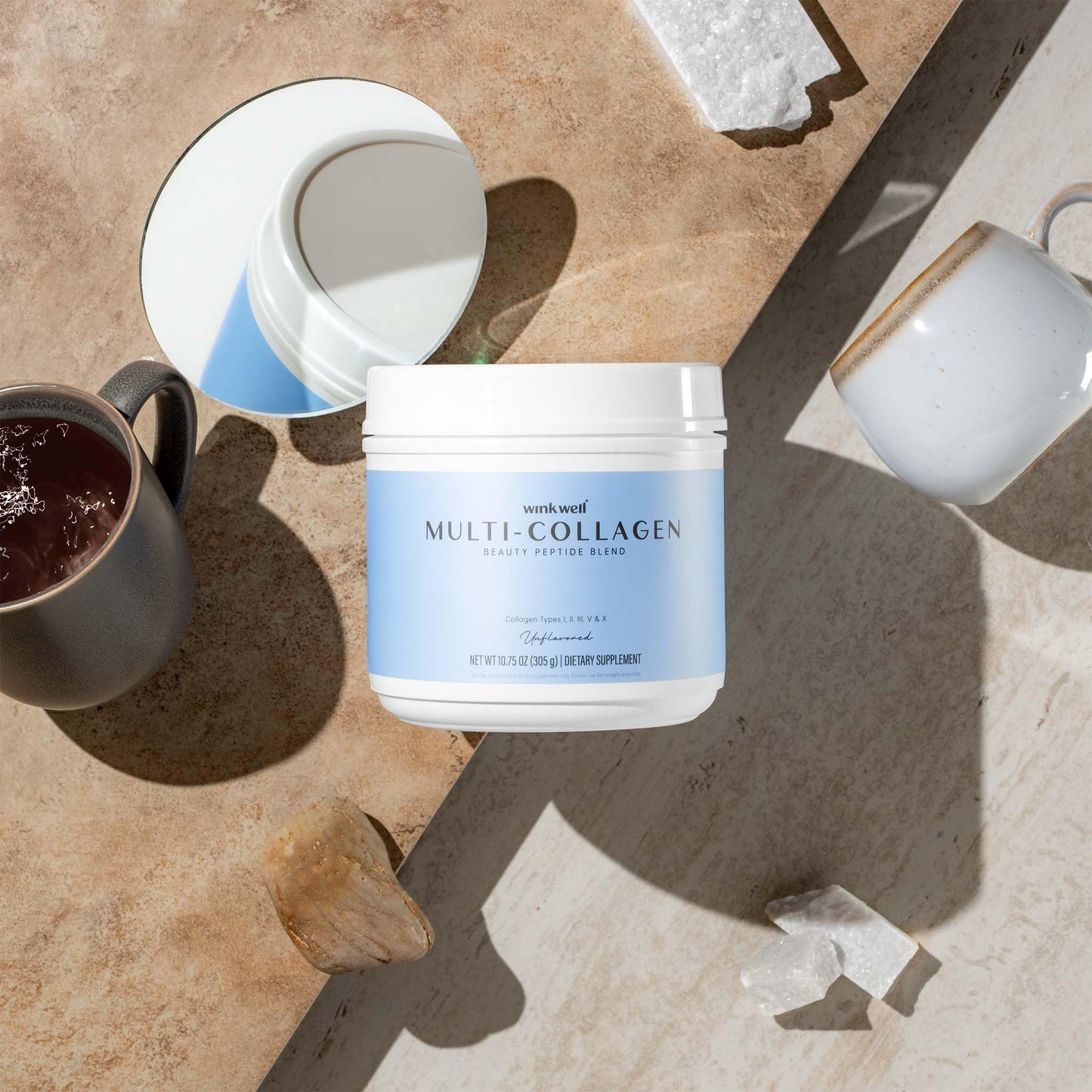 Wink Naturals Well Unflavored Multi-Collagen Protein Powder 30