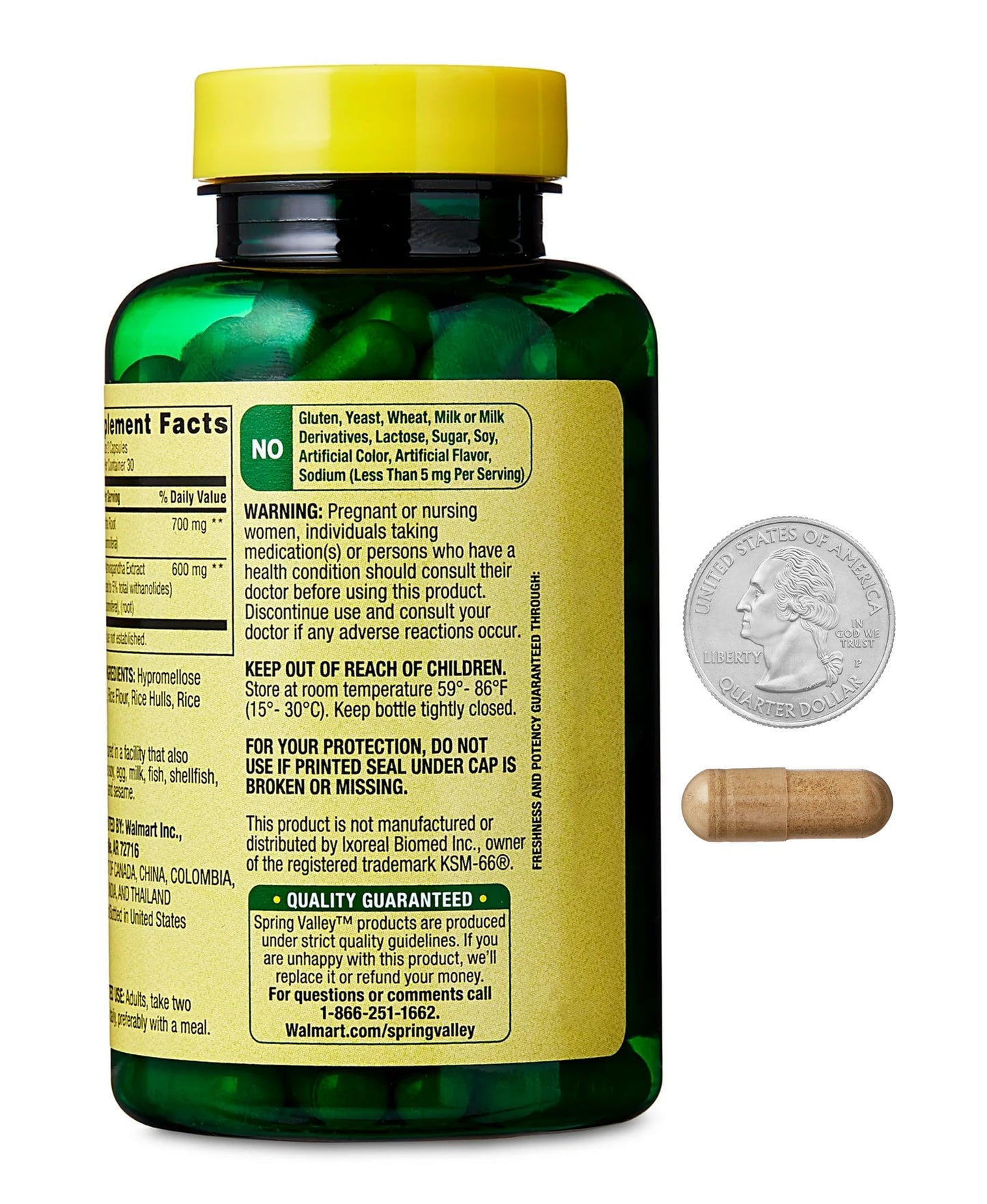 Generic Ashwagandha 1300 mg Capsules, 60 Count