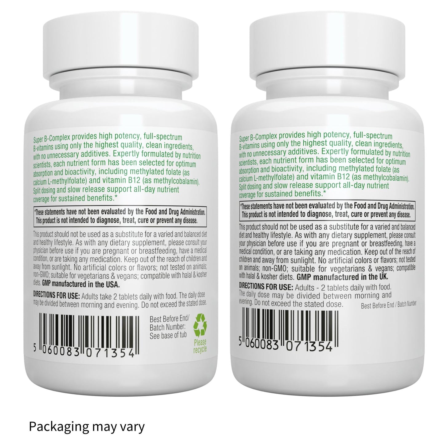 Igennus Healthcare Nutrition Super B-Complex & Omega-3 Bundle, 360 Tablets