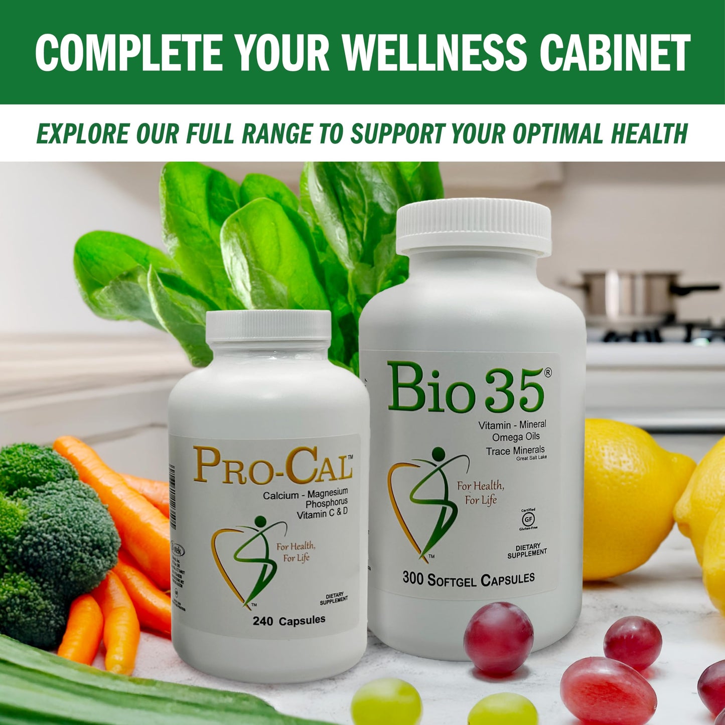 Biotek Pro-Cal Calcium Supplements 240 Capsules