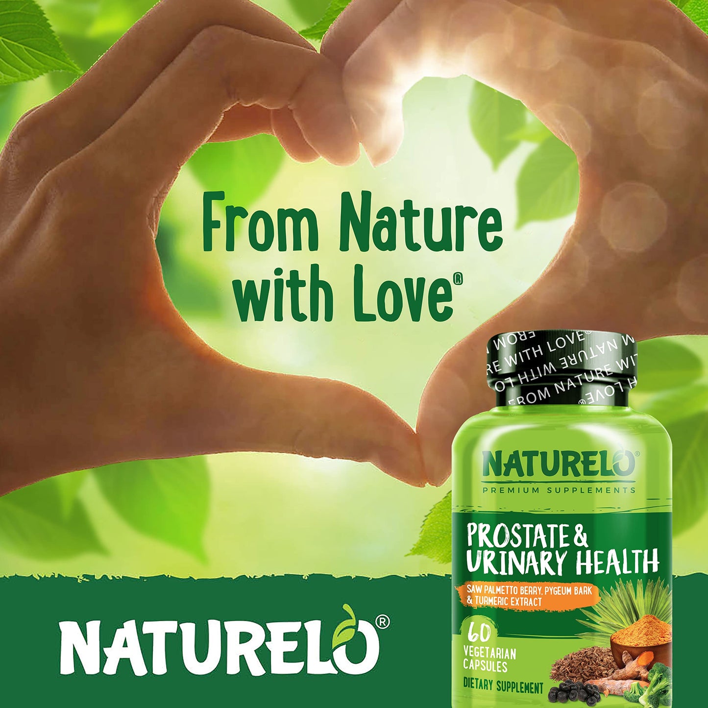 NATURELO Prostate & Urinary Health 120 Capsules
