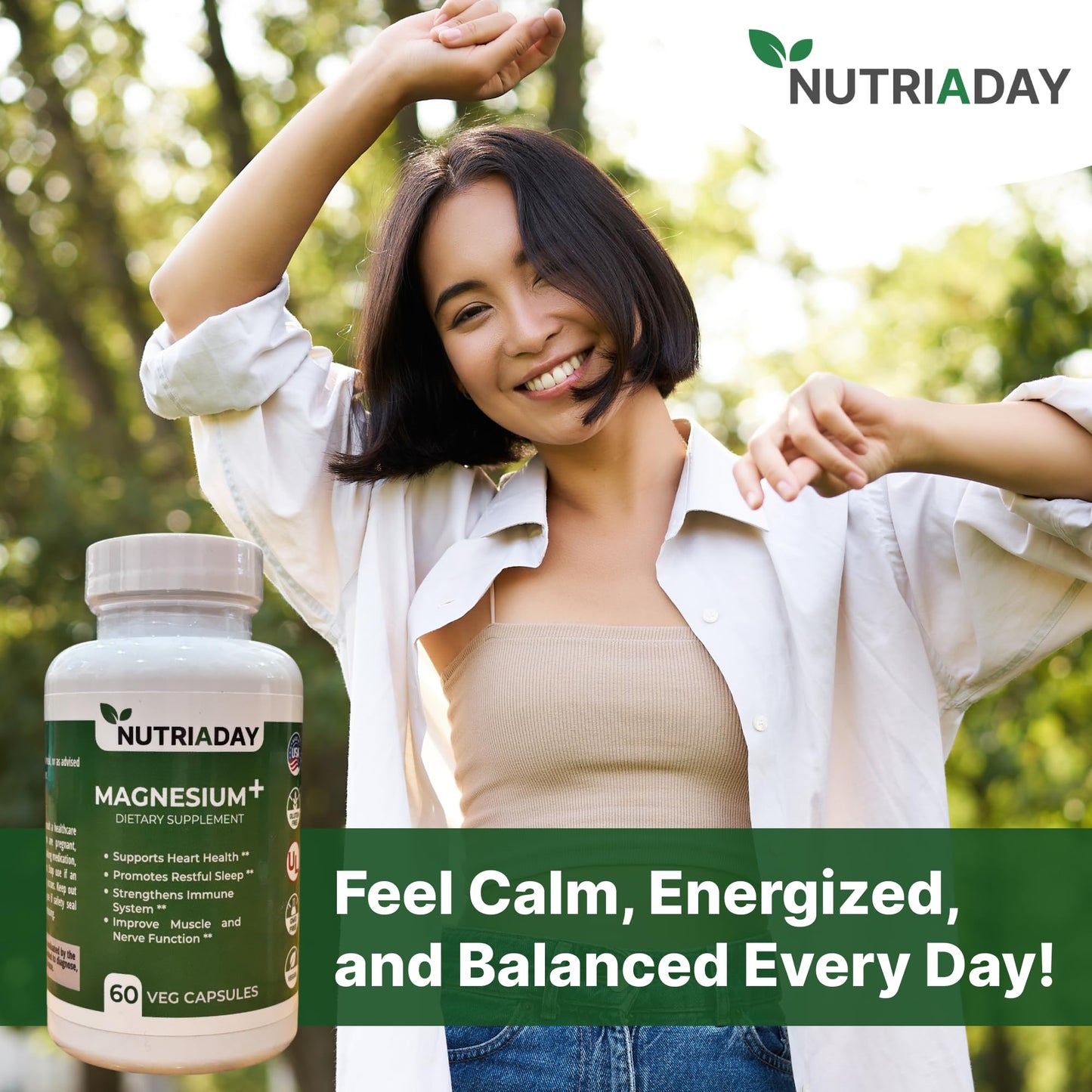 Nutriaday Magnesium Glycinate Capsules 60 Capsules