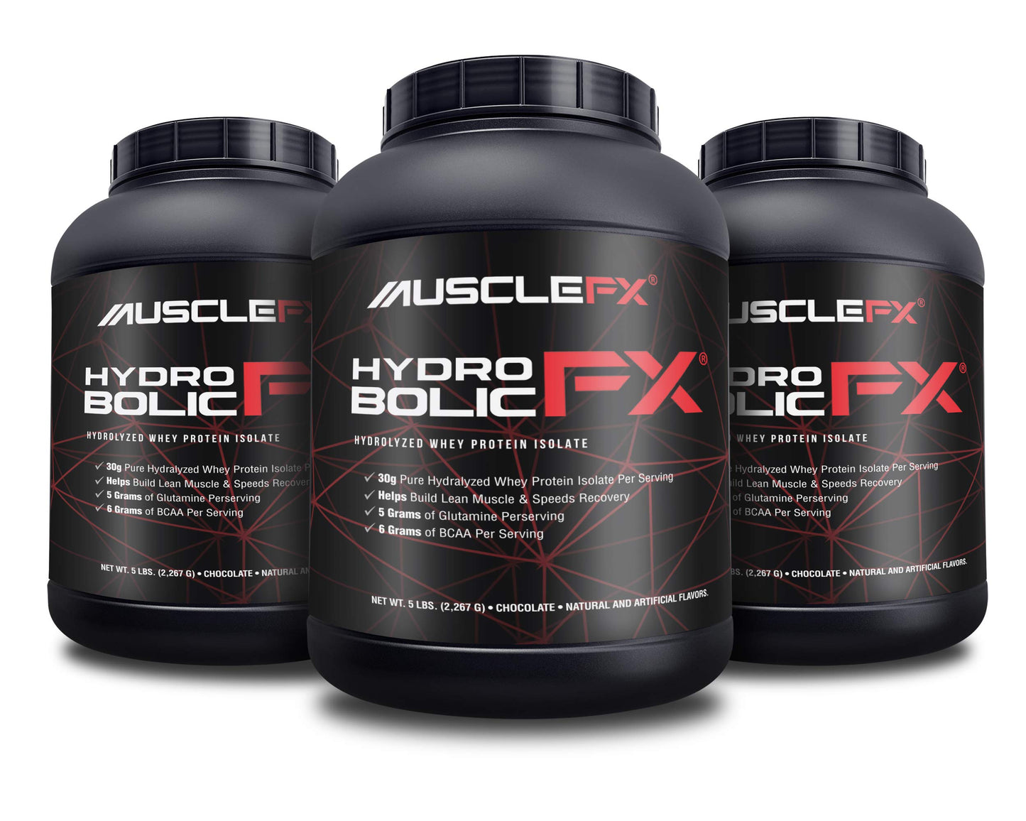 MUSCLE FX Hydrobolic FX Pure Hydrolyzed Whey Protein Isolate Powder, 80 Servings