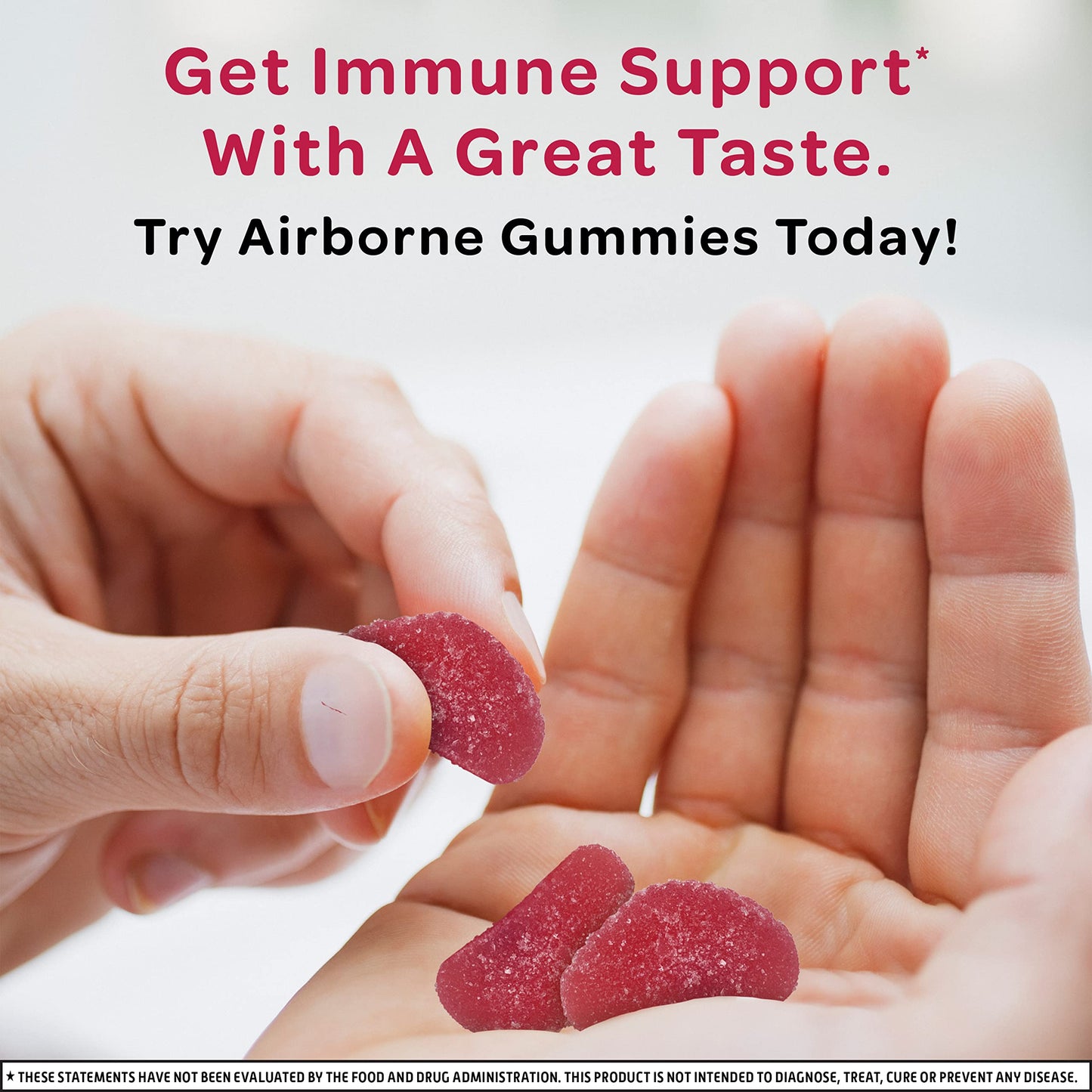 Airborne 750mg Vitamin C Gummies for Adults Immune Support 63 Gummies