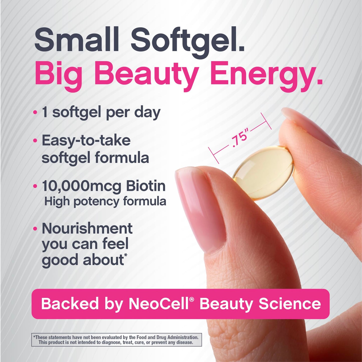 NeoCell Biotin Hair Revitalizer 10000mcg Softgels, 150 Count