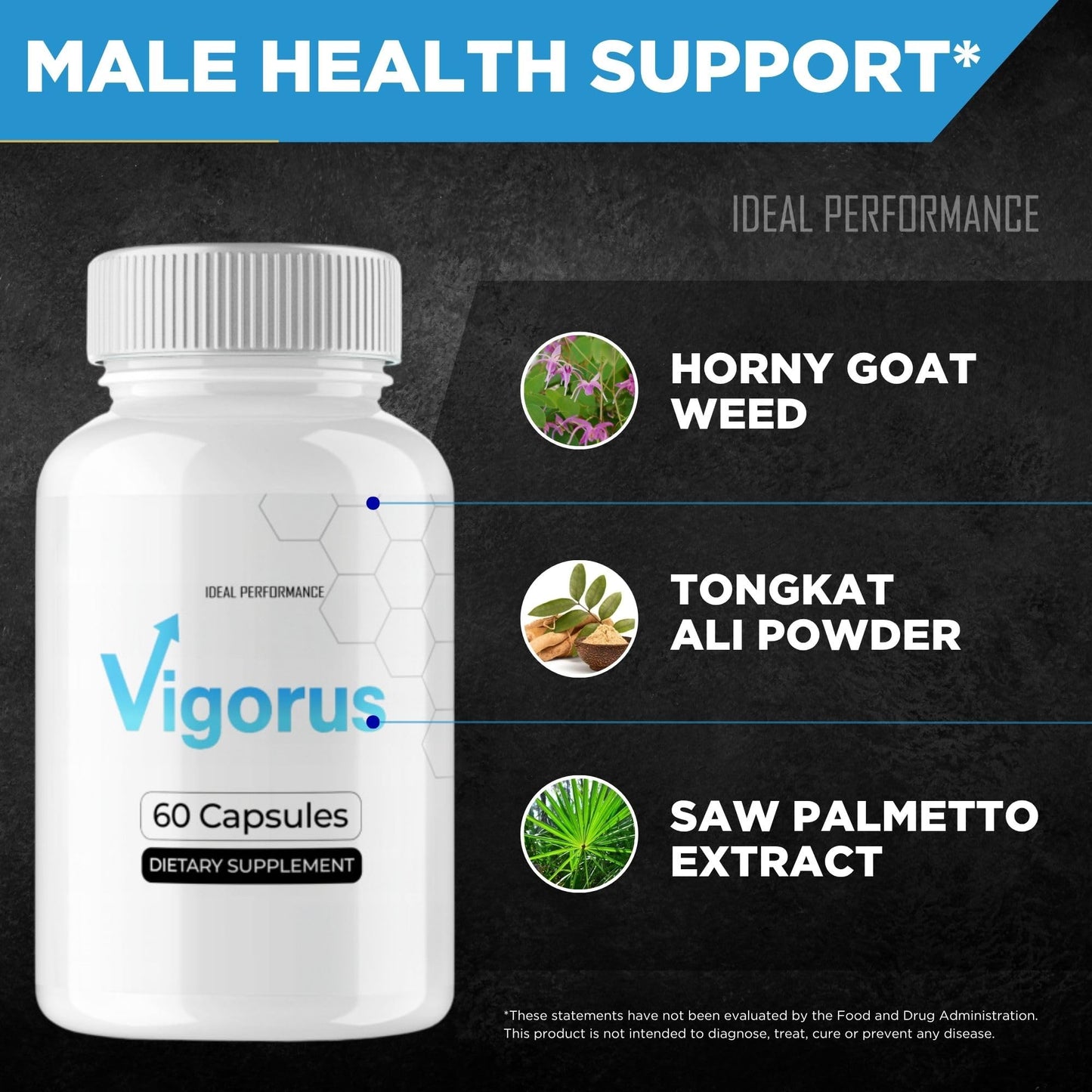 IDEAL PERFORMANCE Vigorus Capsules 120 Count