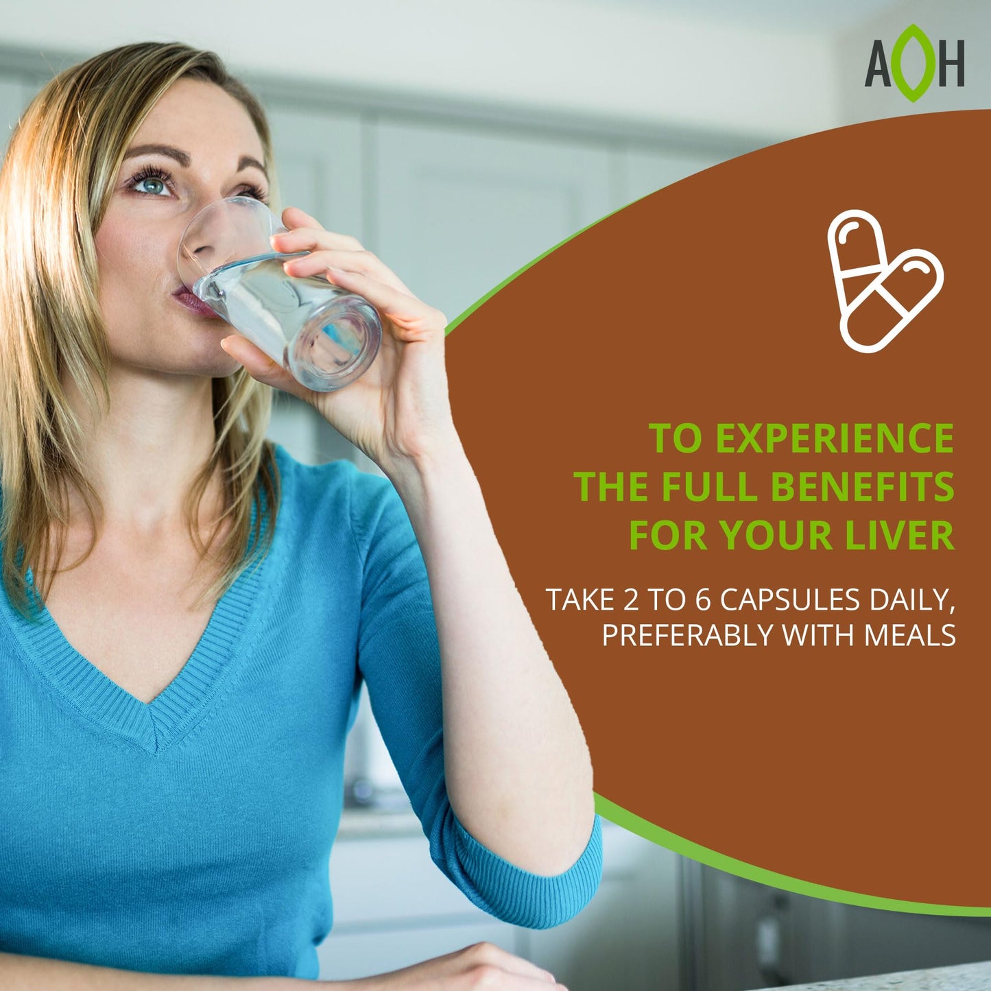 ADAPTOHEAL Milk Thistle, Turmeric and Astragalus Complex Capsules 90 Count