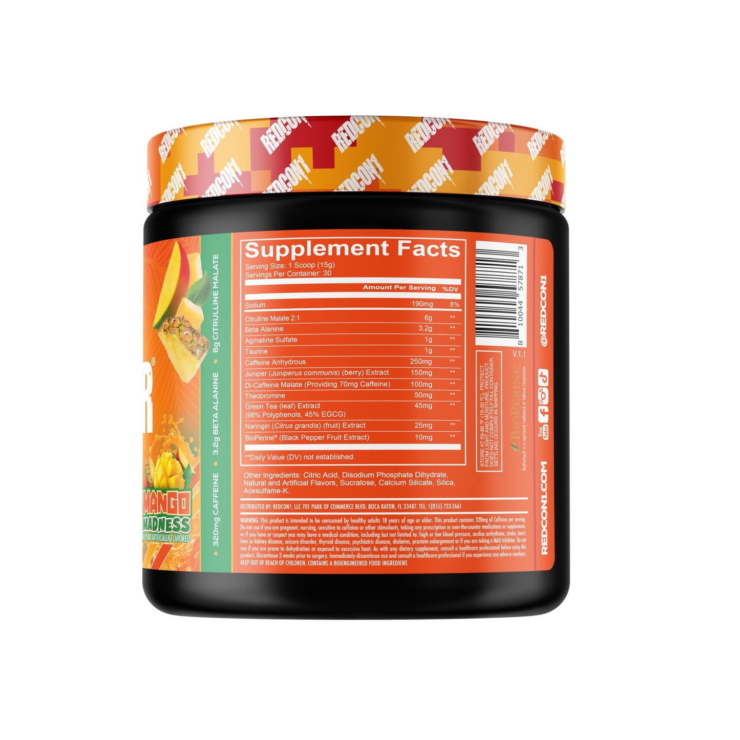 REDCON1 Total War Pre Workout Powder 15.66 Ounce