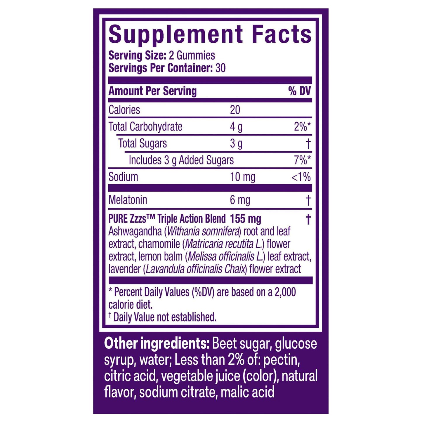ZzzQuil PURE Zzzs Triple Action Melatonin Gummies 90 Count