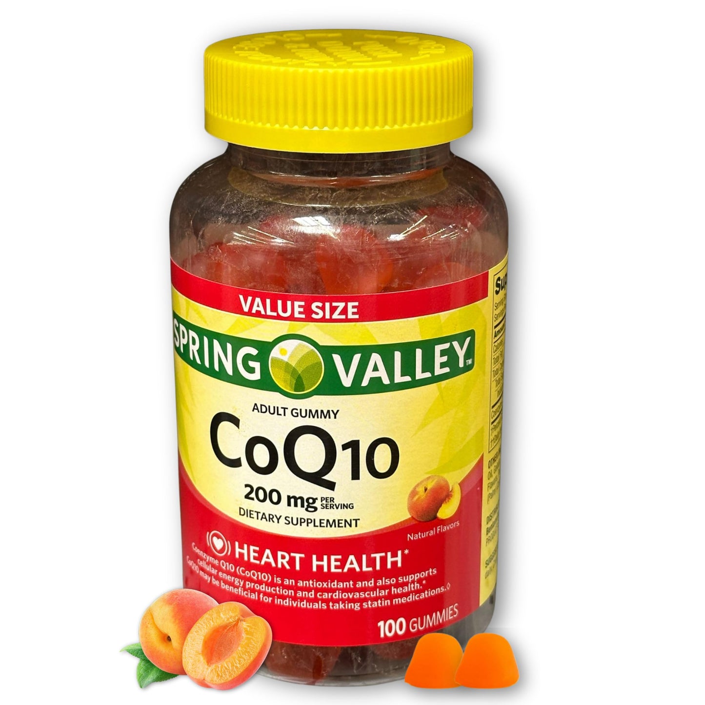 Fusion Shop Store CoQ10 200mg Gummies, 100 Count