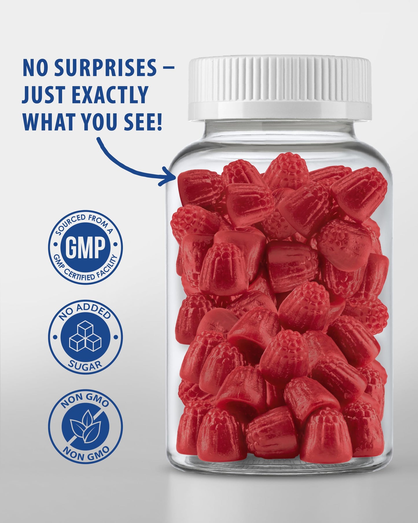 Sunny Sam Magnesium Gummies for Kids & Adults 500mg Magnesium Citrate Chewable Supplement for Mood & Muscle Support, 60 Count