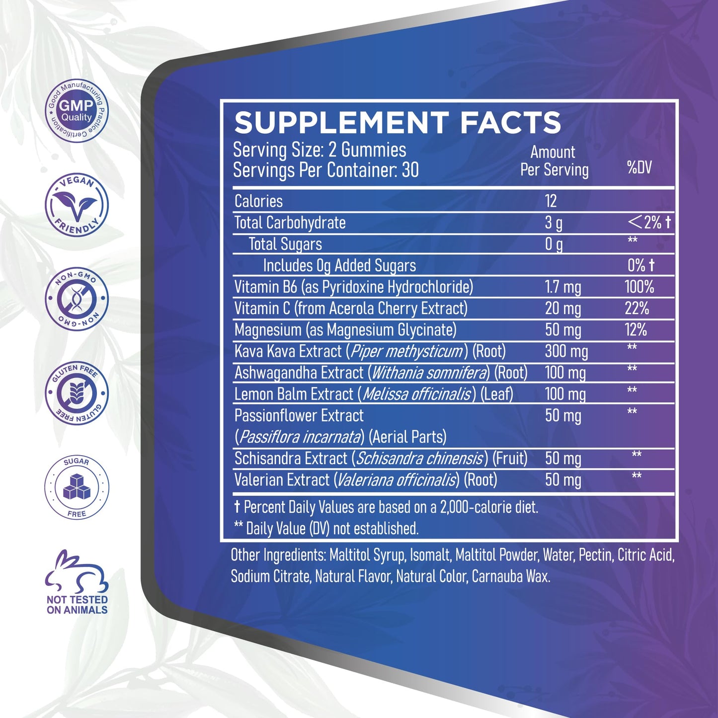 ZeniZest Kava Kava Ashwagandha Gummies Gummy 60