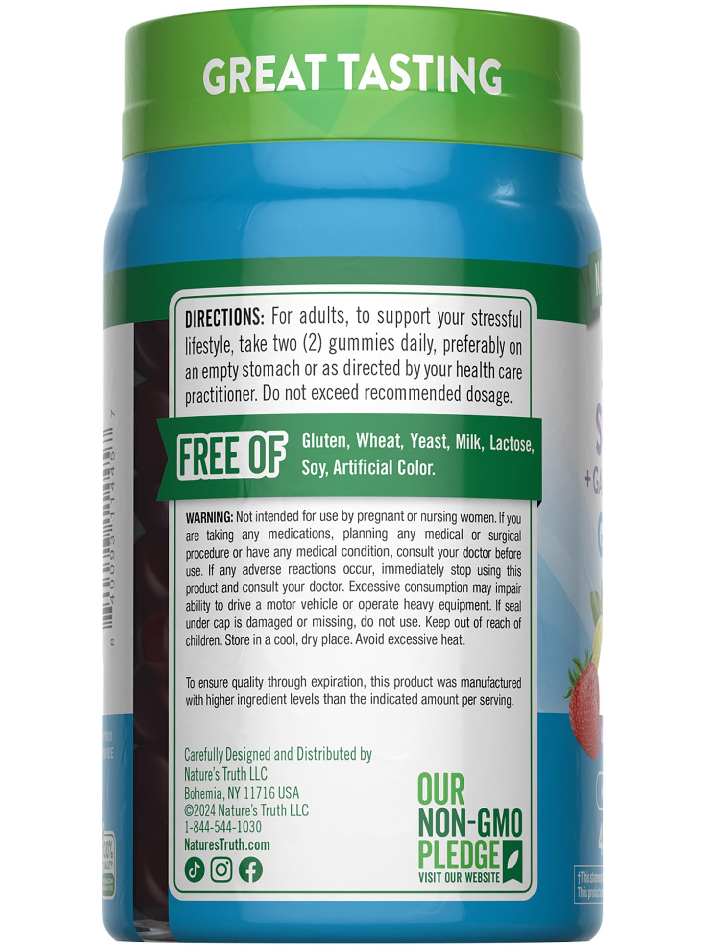 Nature's Truth Stress Relief Gummies for Adults 48 Count