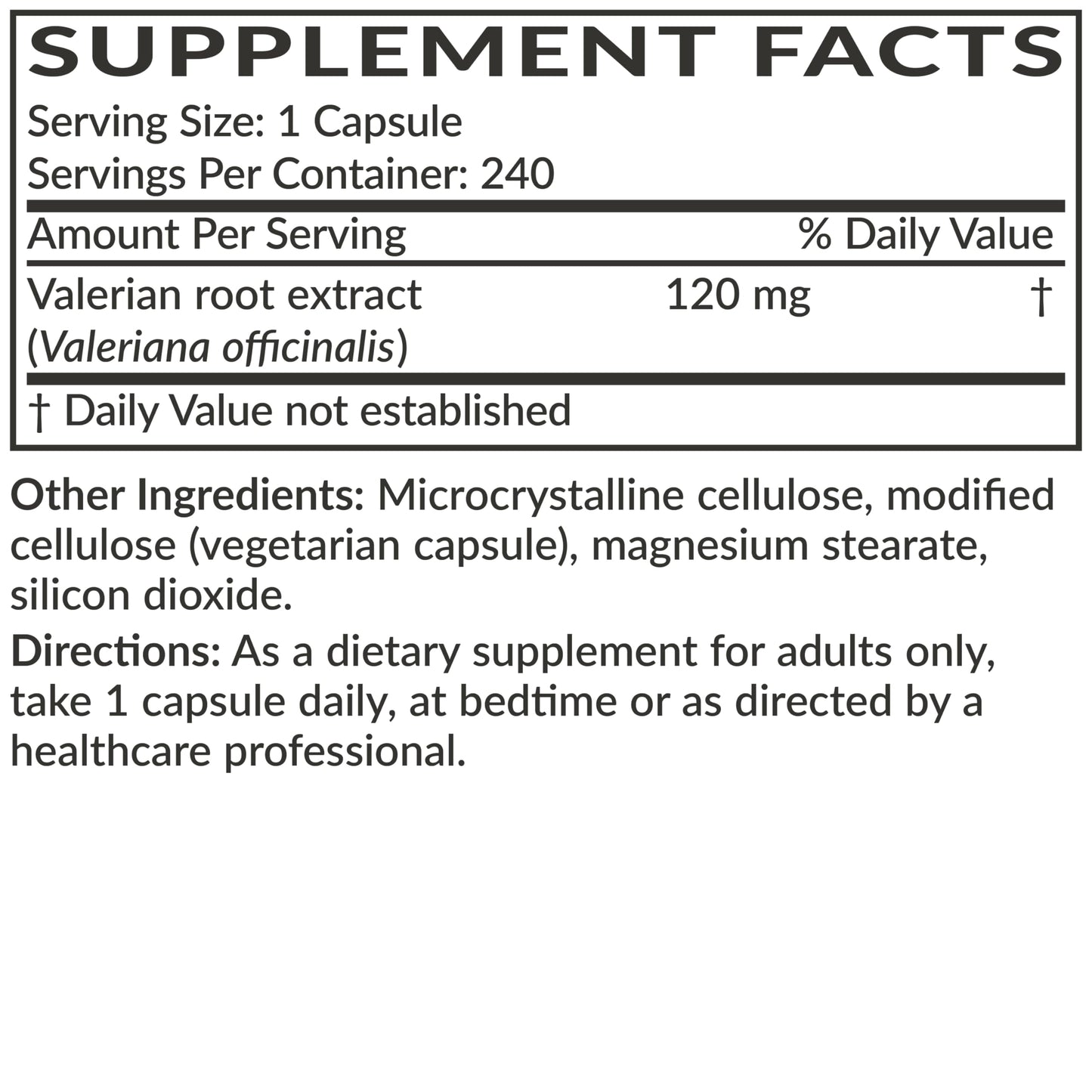 Futurebiotics Valerian Root Capsule, 240 Capsules