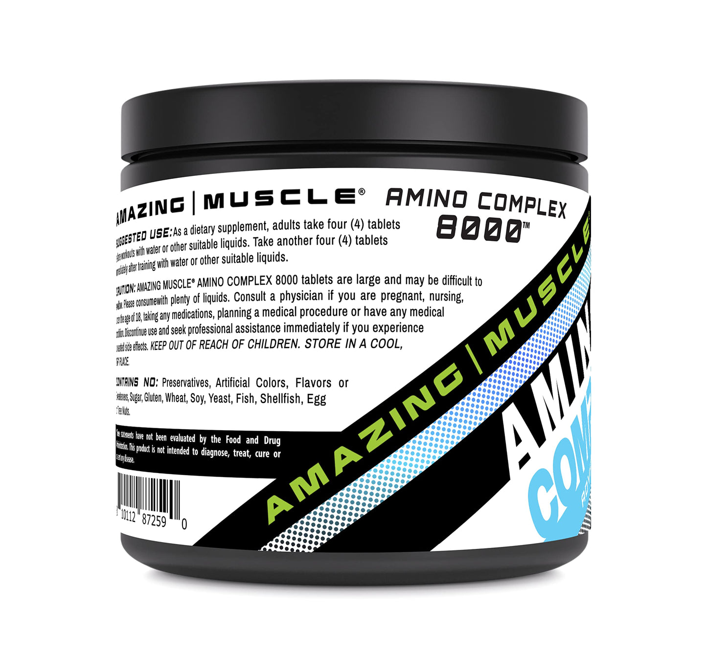 Amazing Muscle Amino Complex Supplement Tablet, 1 Count