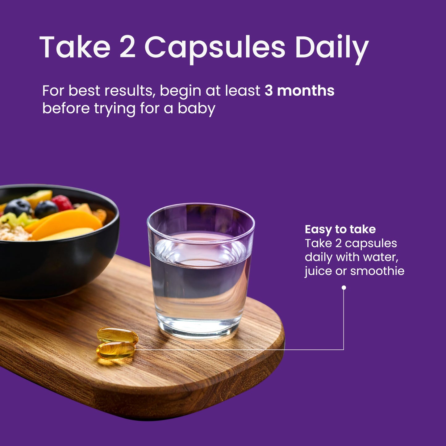 Proceive Conception Omega3 Fish Oil Capsule, 60 Capsules