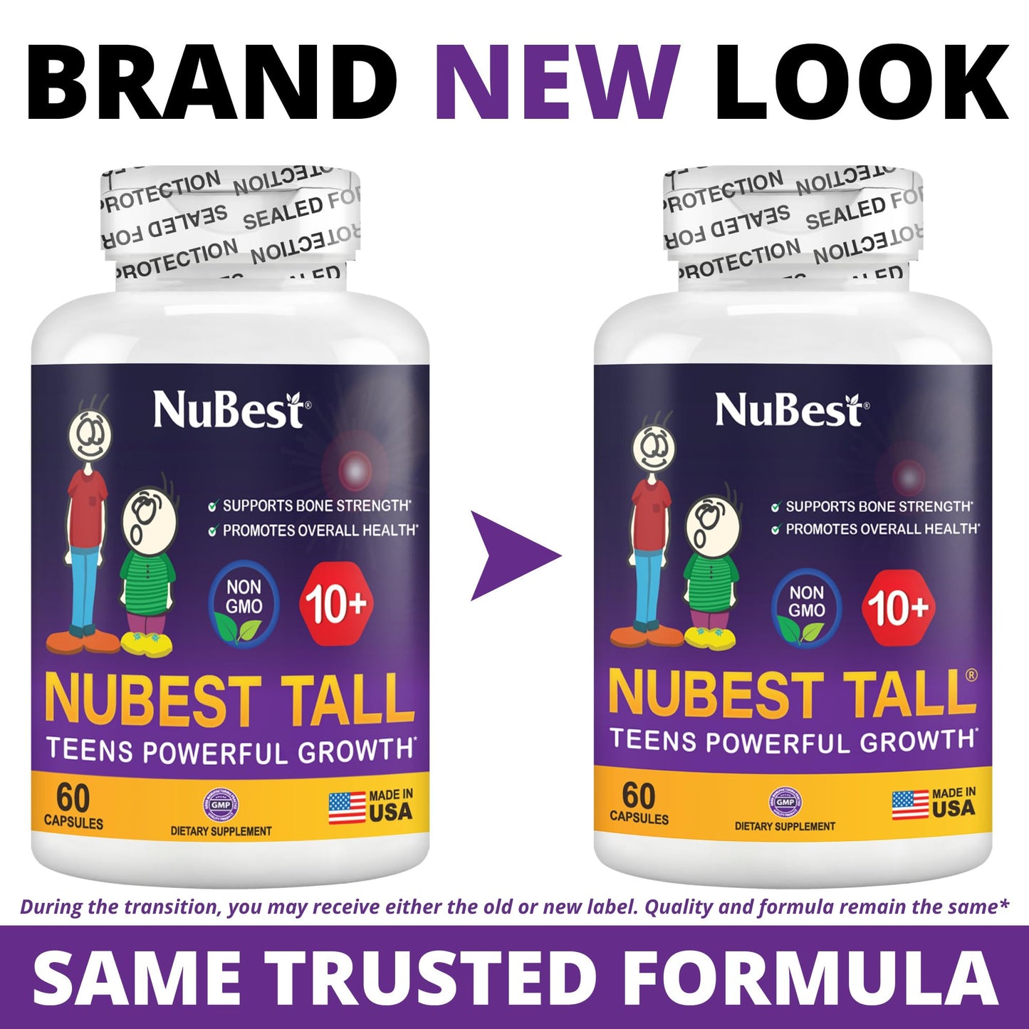NuBest Tall 10+ Advanced Bone Strength Formula Capsules, 180 Capsules