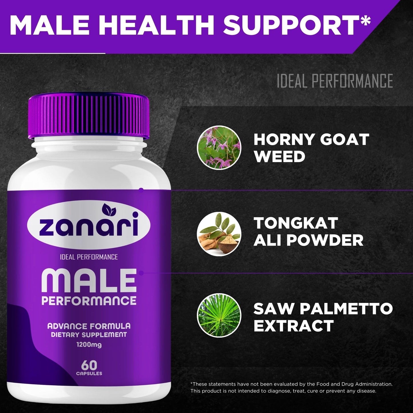 IDEAL PERFORMANCE Zanari Capsules 120 Capsules