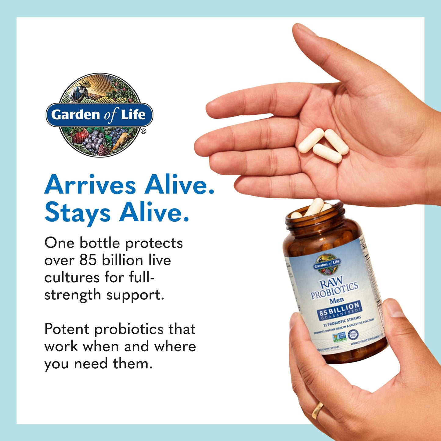 Garden of Life RAW Probiotics Men 90 Capsules