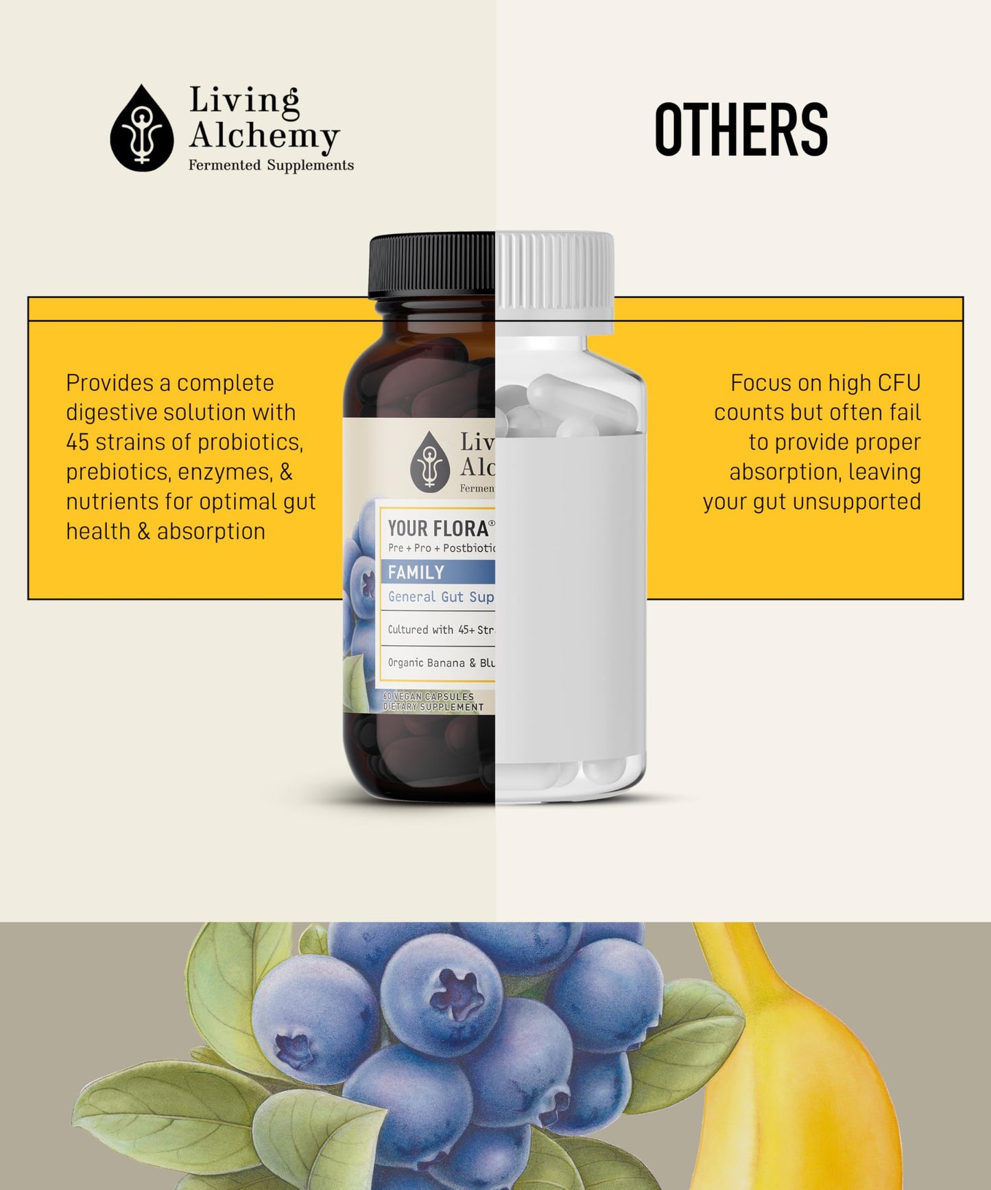 Living Alchemy Your Flora Probiotic Family Capsule 60 Capsules