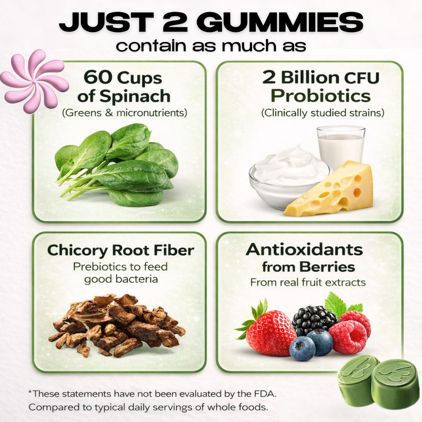 Kiala Nutrition Super Greens Gummies 60 Count